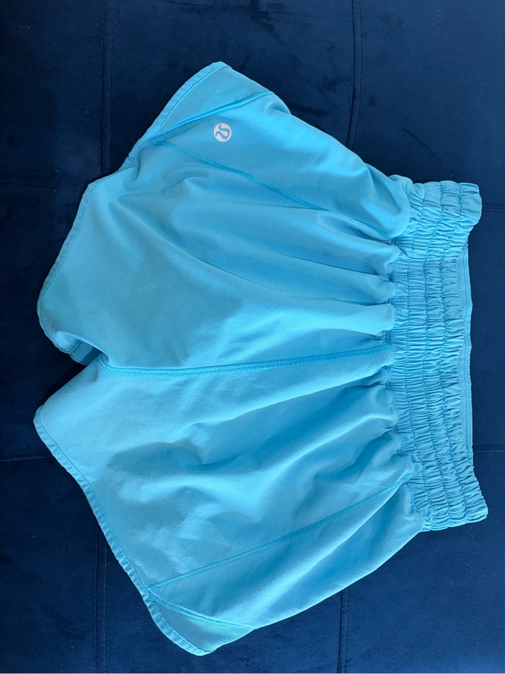 lululemon athletica Light Blue Athletic Shorts